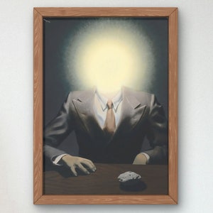 O Princípio do Prazer, de Rene Magritte 1937 Impressão artística, pôster de galeria de arte de qualidade de museu, decoração de parede de casa elegante e elegante, surrealismo
