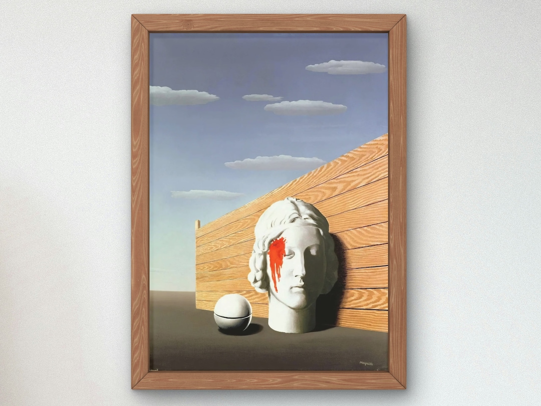 ルネ・マグリット「旅の記憶」、希少画集より、状態良好、新品高級額装付 ルネ・マグリットの記憶 1948 アートプリント、美術館品質の