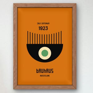 Bauhaus Mid Century Modern Print, Home deco, Arte geométrico de la pared, Cartel de calidad del museo, Minimalista, Art déco abstracto, Retro Deco, Idea de regalo