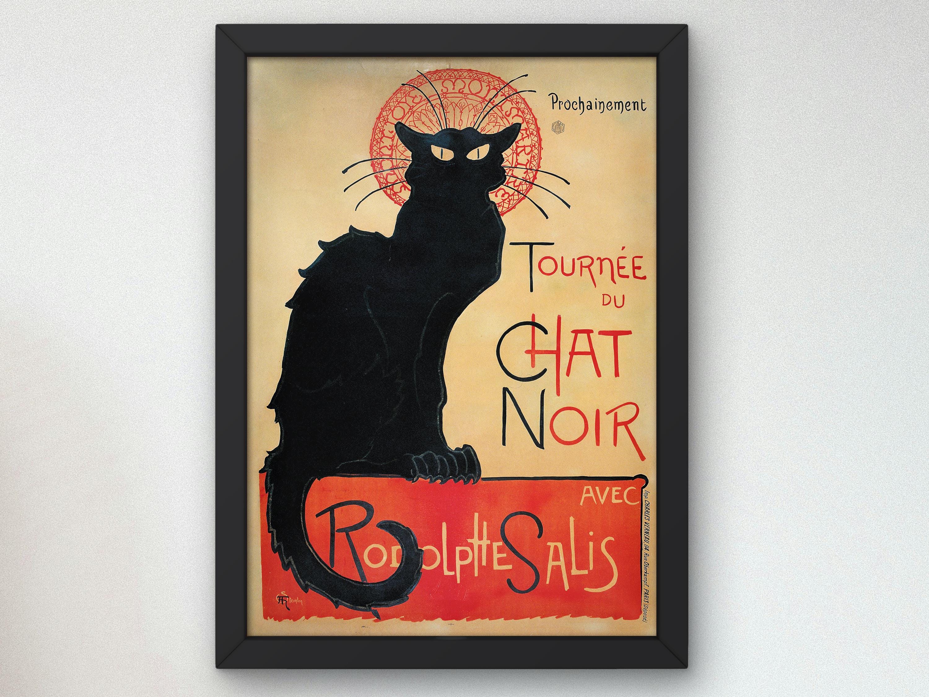 テオフィル・アレクサンドル・スタンラン作「黒猫の旅」1896年、美術館