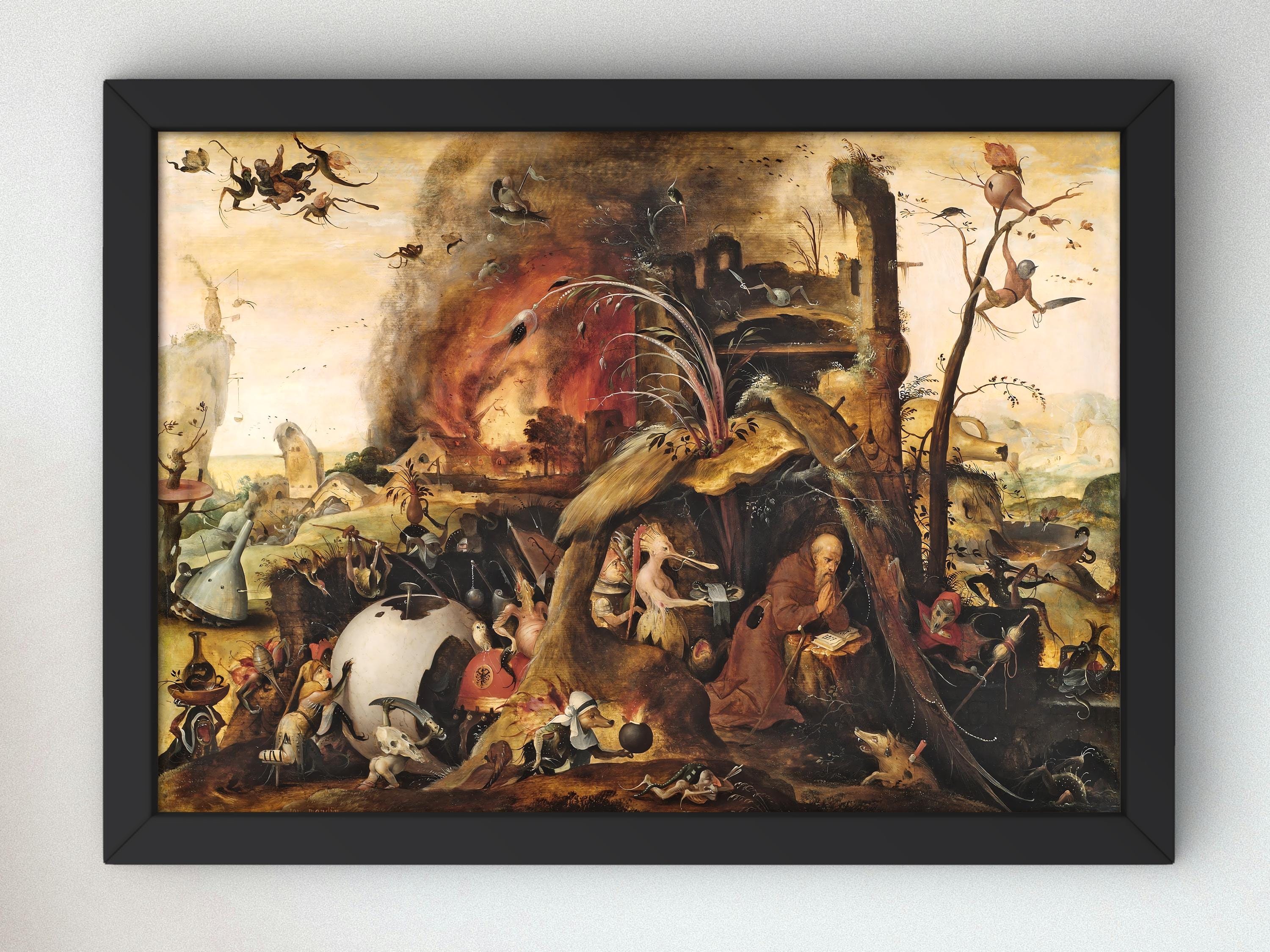 The Temptation of St Anthony by Jan Mandyn 1530, Museum Quality