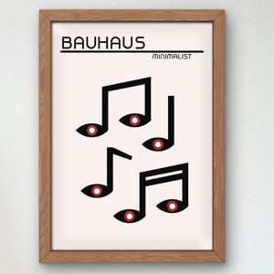 Bauhaus Mid Century Modern Print, Home deco, Arte geométrico de la pared, Cartel de calidad del museo, Minimalista, Art déco abstracto, Retro Deco, Idea de regalo