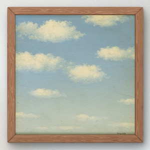La Malediction de Rene Magritte 1936 Art Print, pôster de galeria de arte de qualidade de museu, arte de parede, decoração de casa elegante e elegante, surrealismo