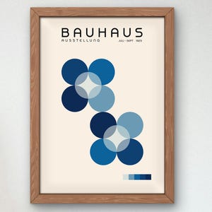 Bauhaus Mid Century Modern Print, Home deco, Arte geométrico de la pared, Cartel de calidad del museo, Minimalista, Art déco abstracto, Retro Deco, Idea de regalo