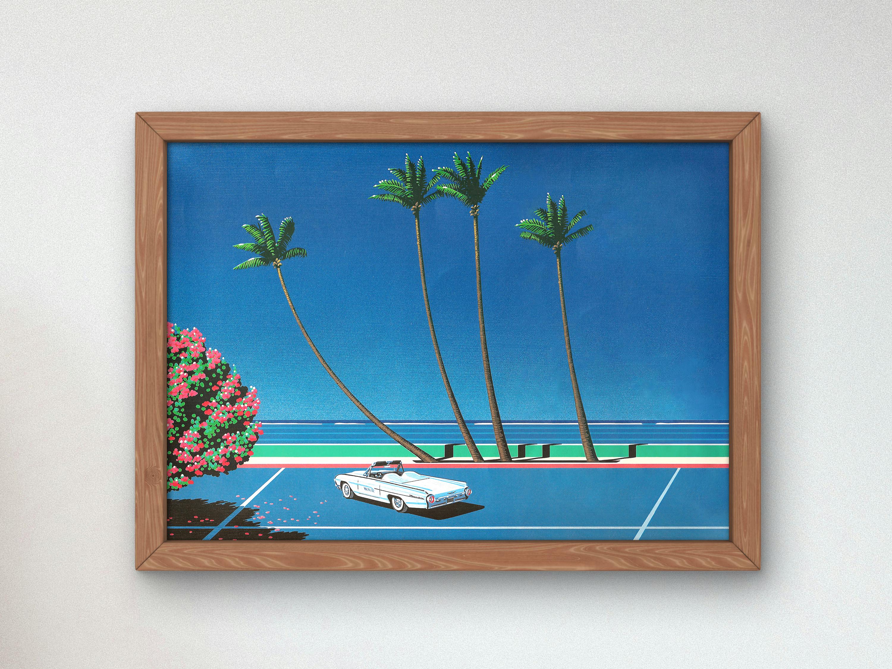 Coastline at Lover's Point II by Hiroshi Nagai Poster, 80's