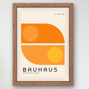 Bauhaus Mid Century Modern Print, Home deco, Arte geométrico de la pared, Cartel de calidad del museo, Minimalista, Art déco abstracto, Retro Deco, Idea de regalo