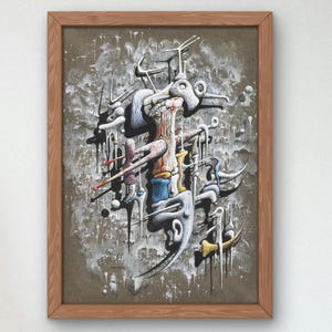 Ohne Titel von Yves Tanguy 1946, Ölgemälde in Museumsqualität, Surrealismus-Kunst, modernes Wandkunstdruck-Poster für Zuhause