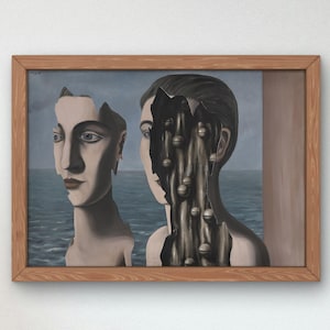 The Double Secret by René Magritte 1927, Museum Quality Print, Modern art, home Deco Wall art Poster Housewarming art Gift