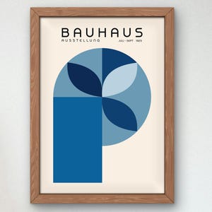 Bauhaus Mid Century Modern Print, Home deco, Arte geométrico de la pared, Cartel de calidad del museo, Minimalista, Art déco abstracto, Retro Deco, Idea de regalo