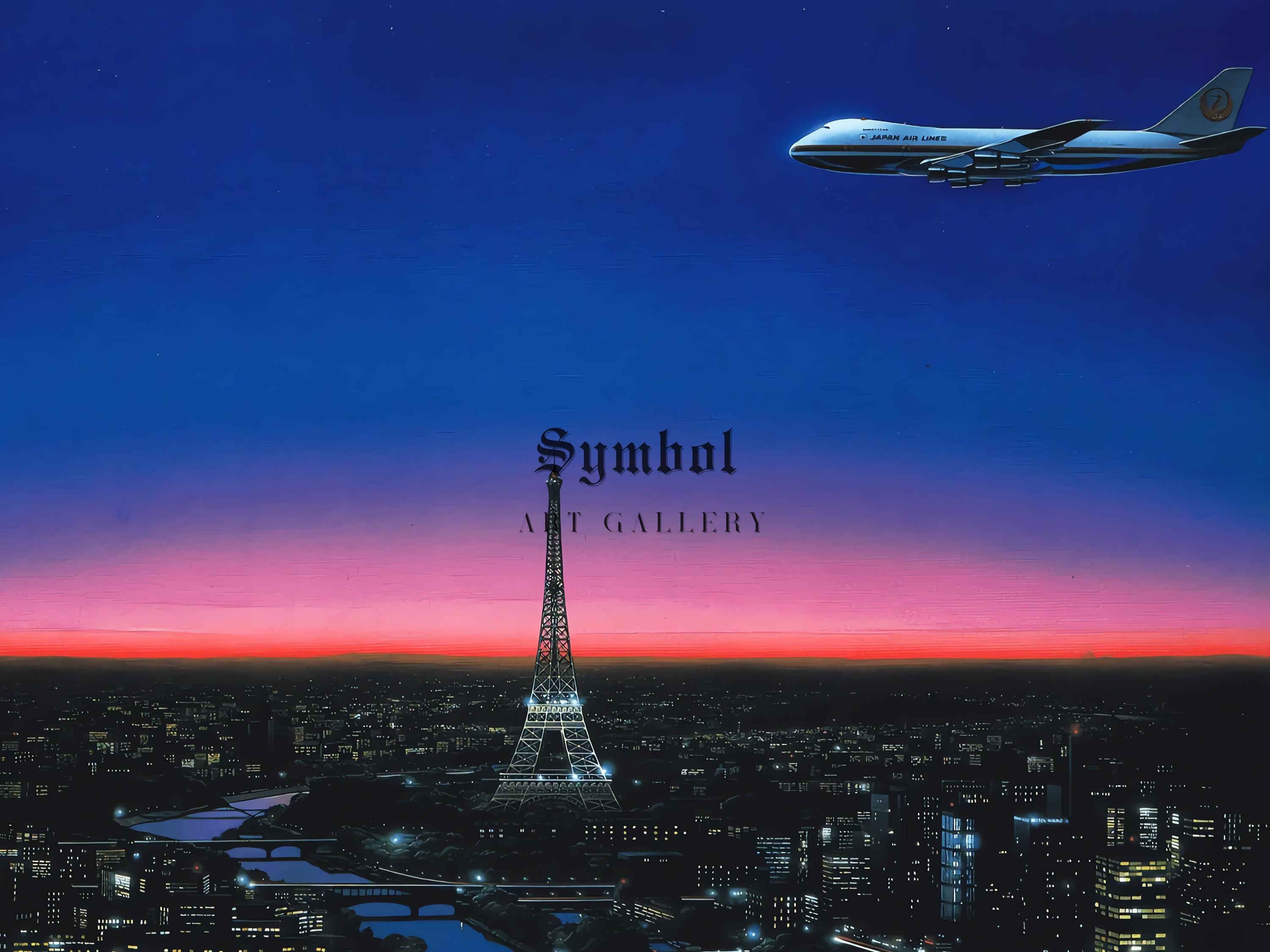 アート・デザイン・音楽 Paris C 1981-2000 Photographs The Eiffel Tower by Hiroshi Nagai Poster, 80's Aesthetic