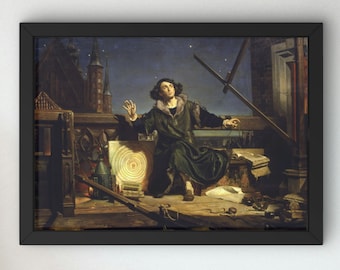 天文学者コペルニクス by Jan Matejko 1873 アートプリント、美術館