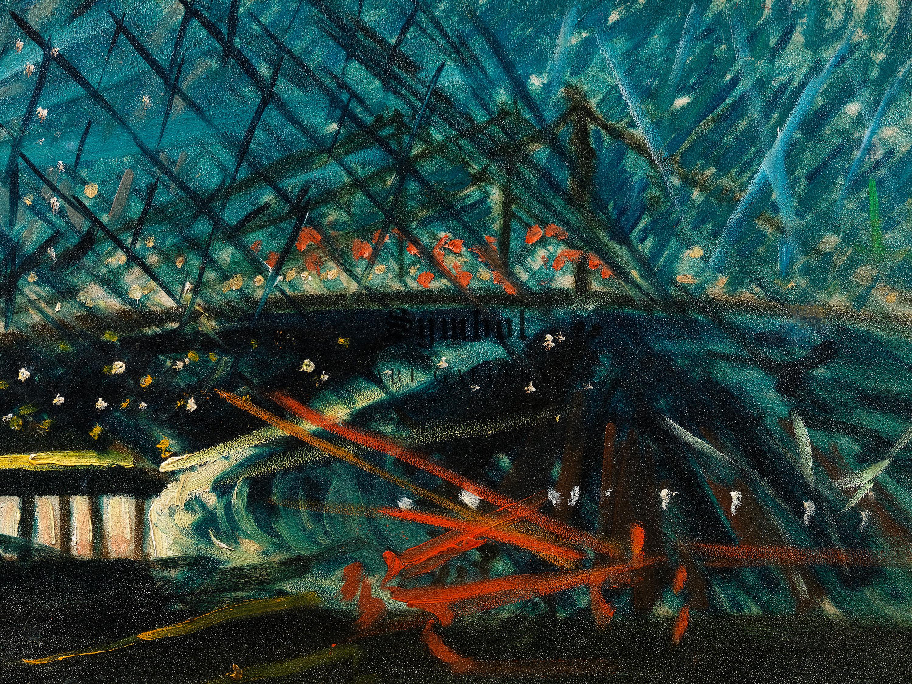 ブルックリン橋の夜景 by Joseph Stella 1918 美術館品質のプリント