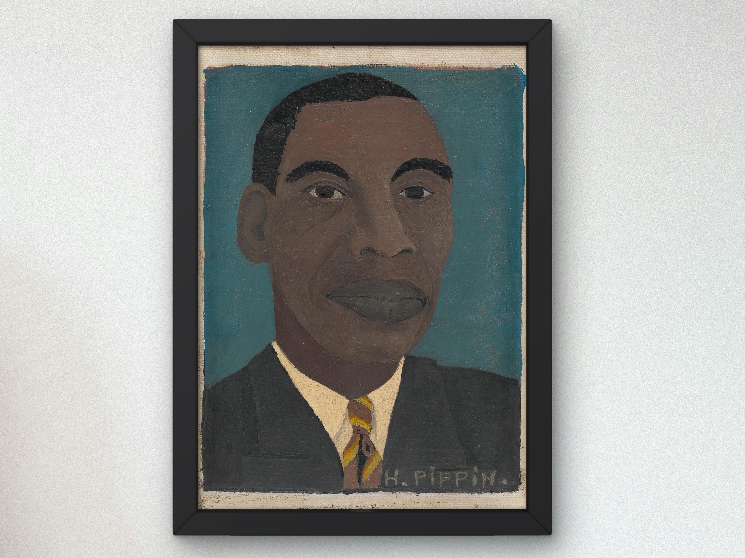 Self-portrait by Horace Pippin 1944, Museum Quality Print, Modern