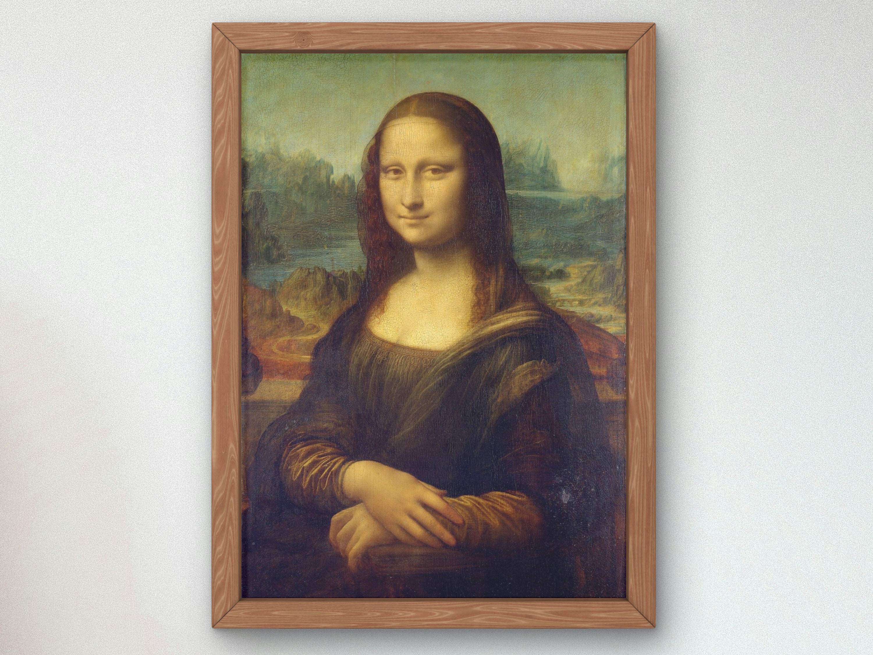 Mona Lisa by Leonardo Da Vinci 1515, Fine Art, Museum Quality