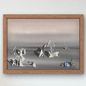 Certitude von Yves Tanguy 1939, Ölgemälde in Museumsqualität, Surrealismus-Kunst, modernes Wandkunst-Druckposter für Zuhause