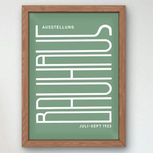 Bauhaus Mid Century Modern Print, Home deco, Arte geométrico de la pared, Cartel de calidad del museo, Minimalista, Art déco abstracto, Retro Deco, Idea de regalo