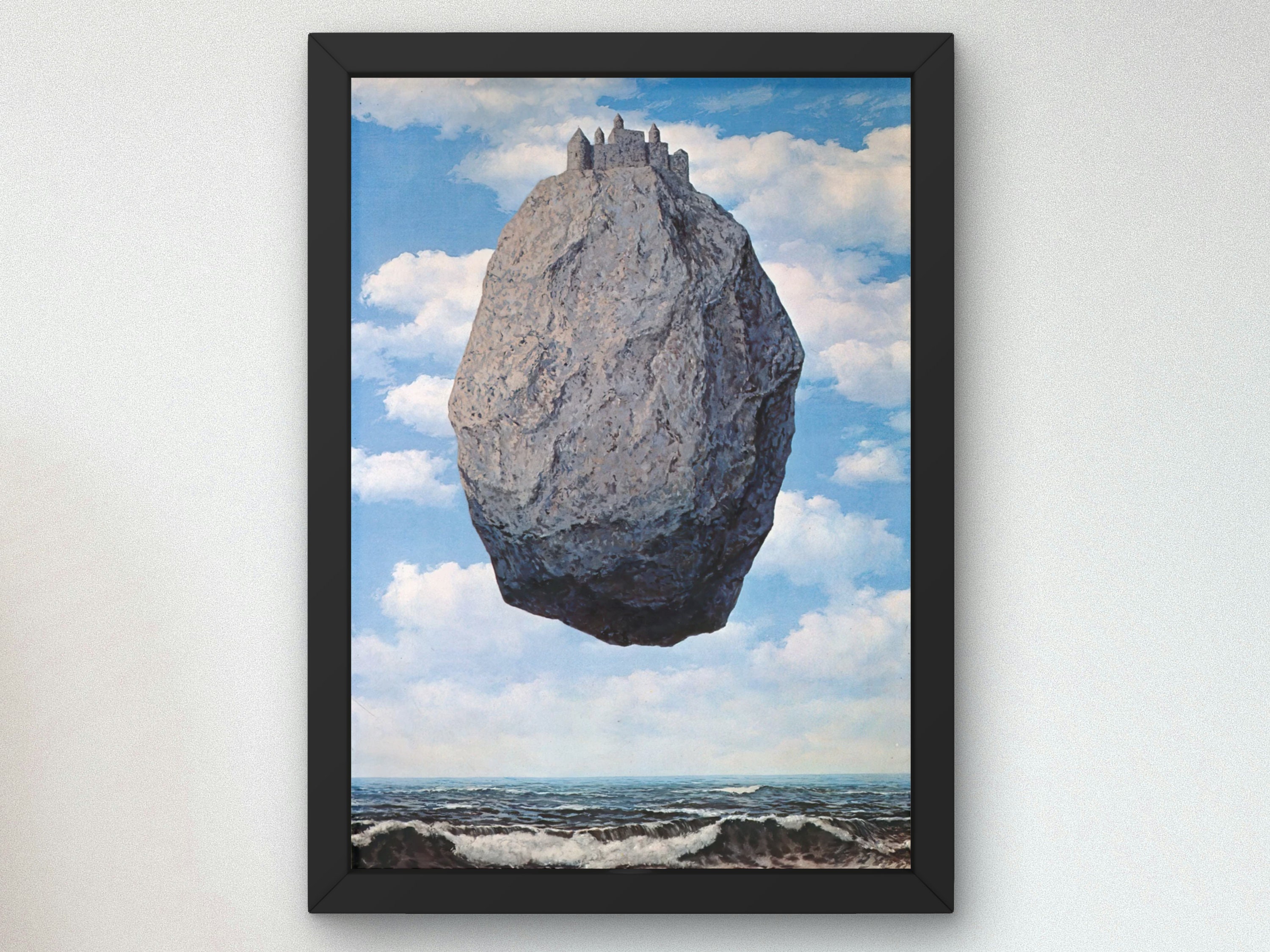 ルネ・マグリットのピレネーの城 1959 アートプリント、美術館品質の