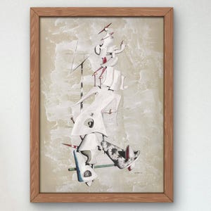 Der Kranich der Sande von Yves Tanguy 1946, Ölgemälde in Museumsqualität, Surrealismus-Kunst, modernes Wandkunstdruck-Poster für Zuhause