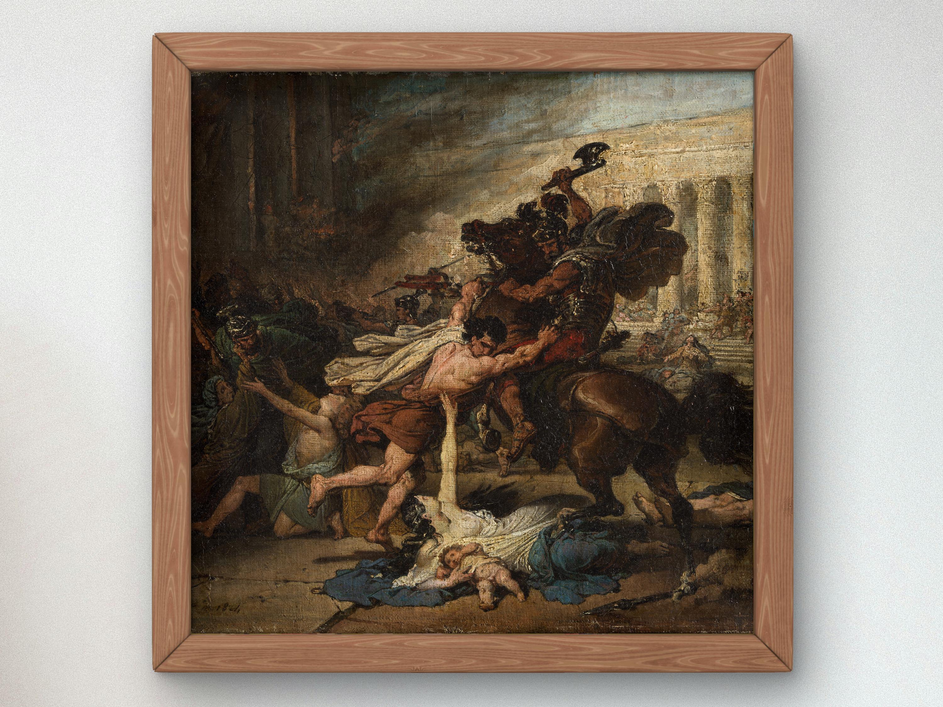 The Sack of Jerusalem by the Romans by François Joseph Heim 1824