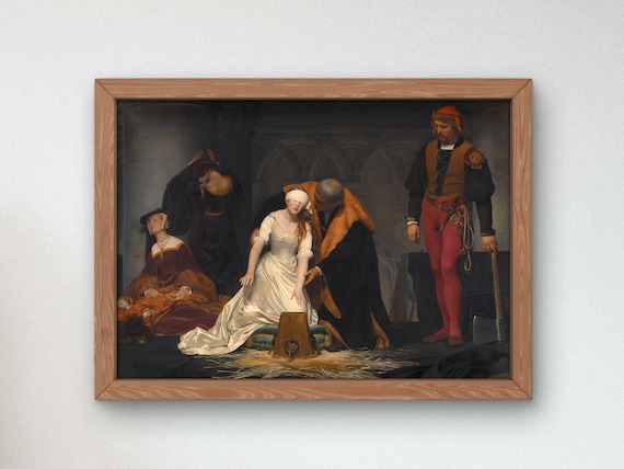 ポール・ドラローシュ作「レディ・ジェーン・グレイの処刑」1833年