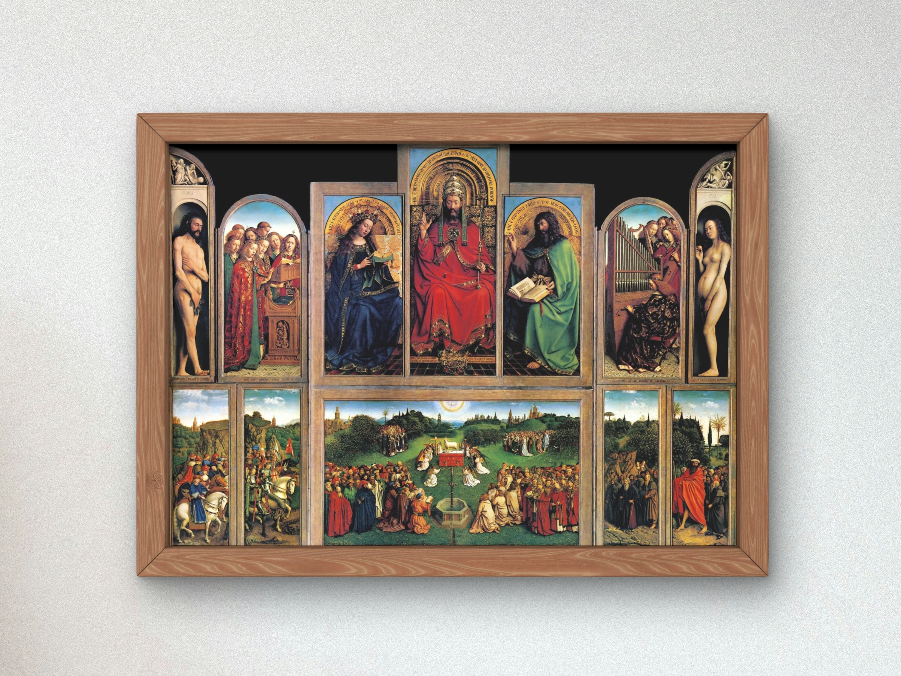 The Ghent Altarpiece Fable by Hubert Van Eyck and Jan Van Eyck