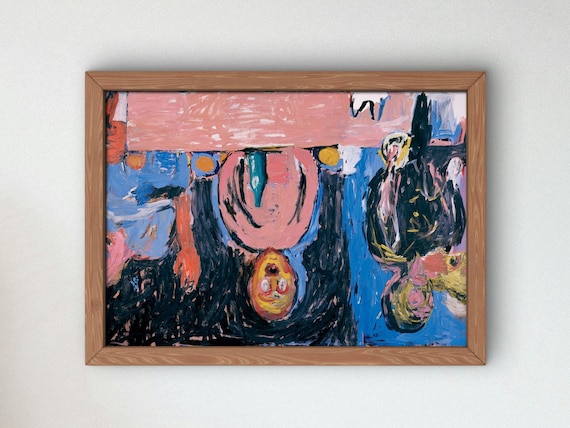 Supper in Dresden by Georg Baselitz 1983, Museum Quality Print