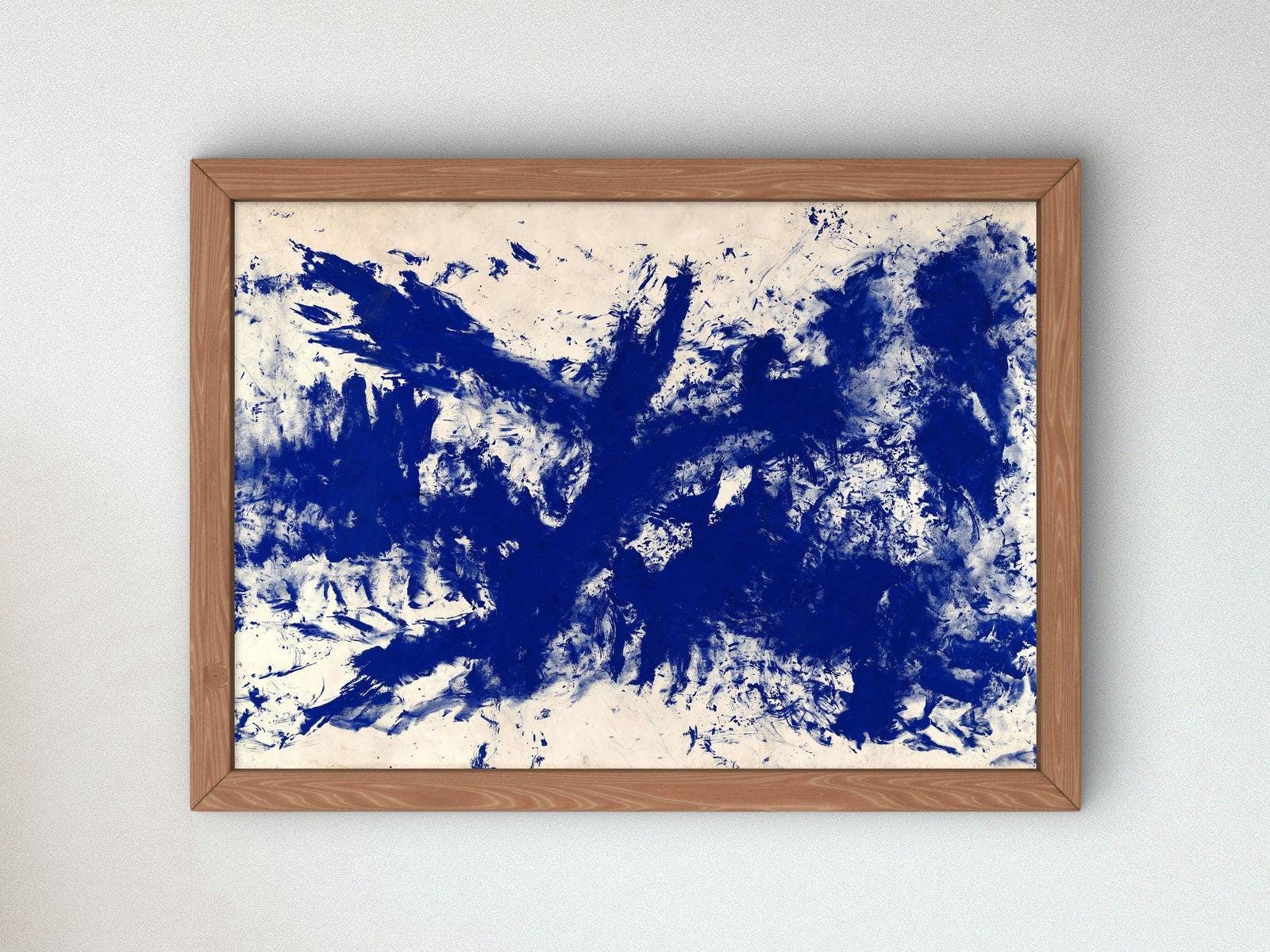 Yves poster - Etsy 日本 klein Anthropometrie（イヴ クライン
