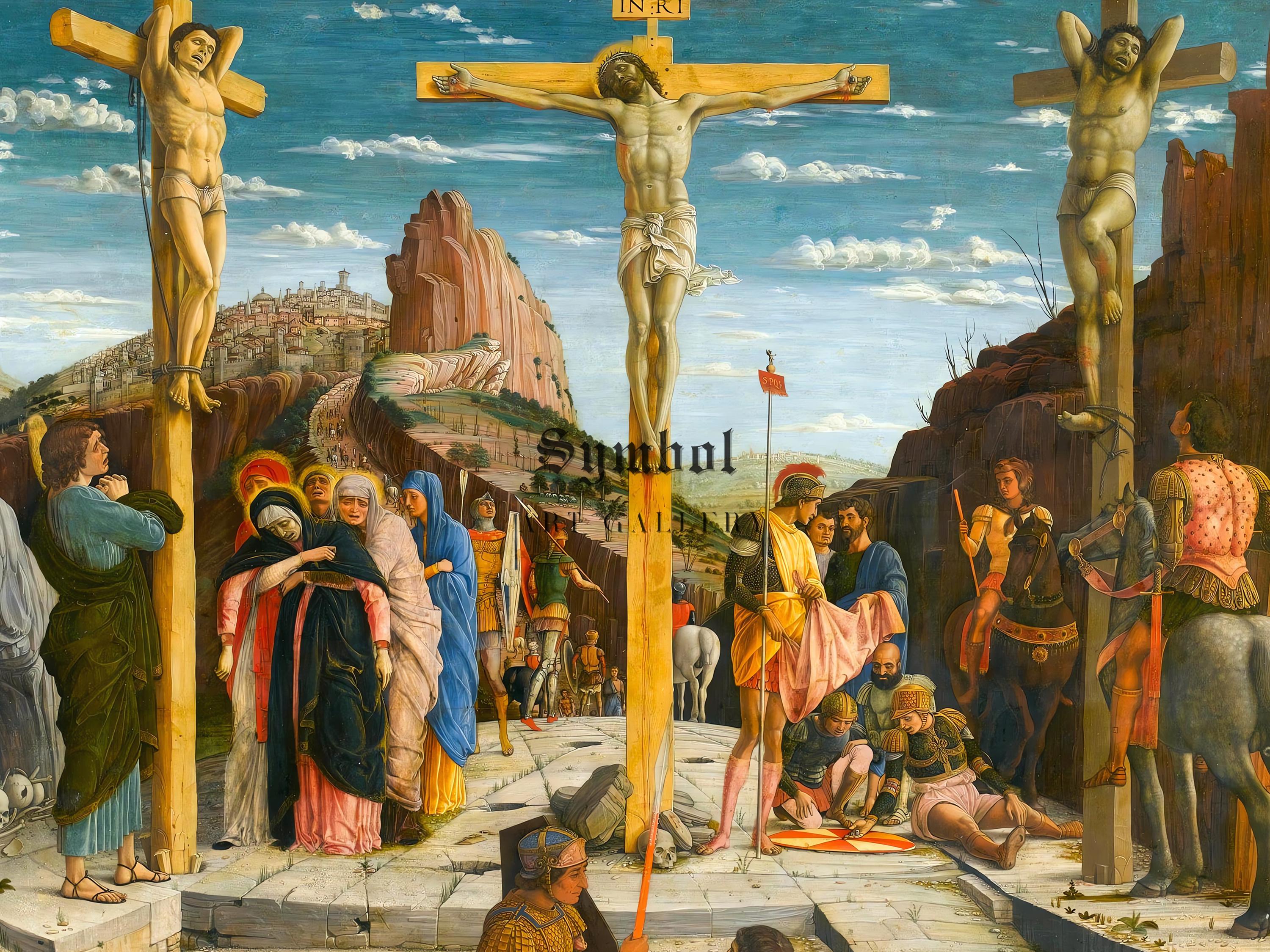 The Crucifixion Called Calvary by Andrea Mantegna 1457, Museum