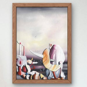 Der rasende Bogen von Yves Tanguy 1945, Ölgemälde in Museumsqualität, Surrealismus-Kunst, modernes Wandkunst-Druckposter für Zuhause
