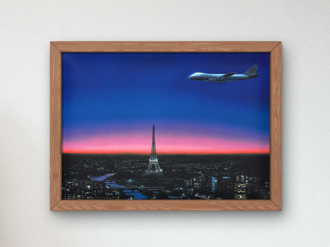 アート・デザイン・音楽 Paris C 1981-2000 Photographs The Eiffel Tower by Hiroshi Nagai Poster, 80's Aesthetic