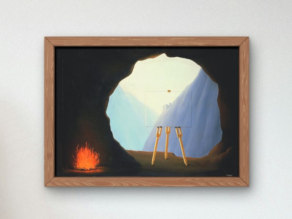 La Condition Humaine René Magritte Museum Quality Oil