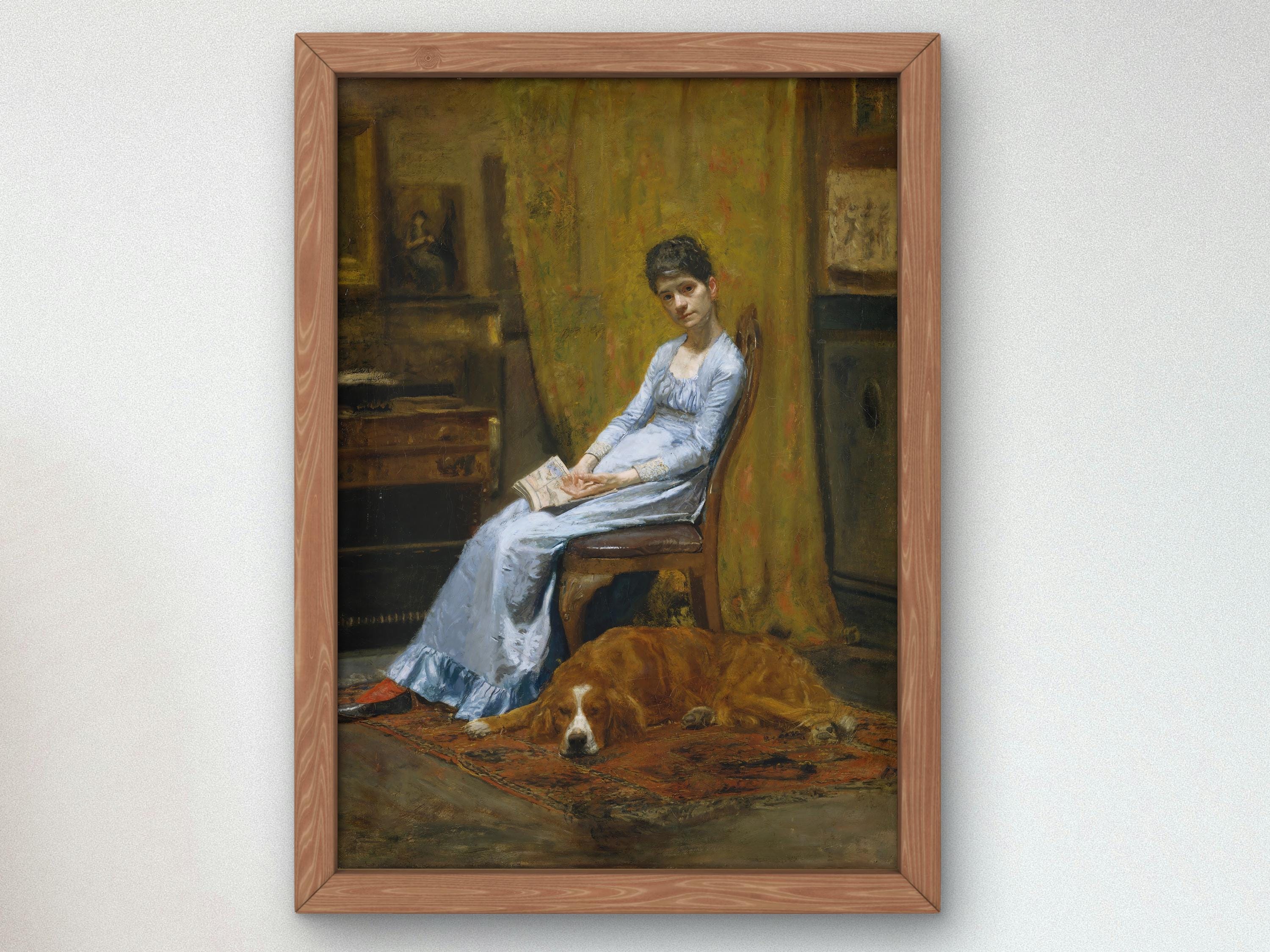 Impression D'Art Sur Toile - Rétrospective Thomas Eakins - Portrait De Femme