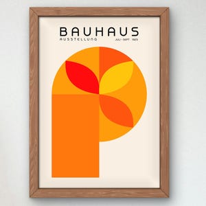 Bauhaus Mid Century Modern Print, Home deco, Arte geométrico de la pared, Cartel de calidad del museo, Minimalista, Art déco abstracto, Retro Deco, Idea de regalo