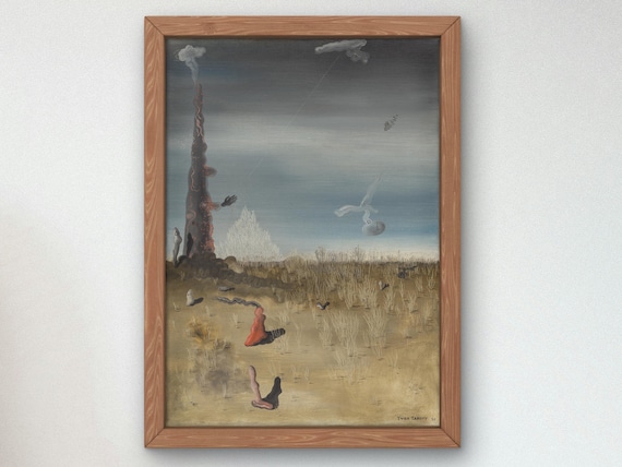 イブ・タンギー作「役に立たない光の消滅」1927年、美術館品質の油絵