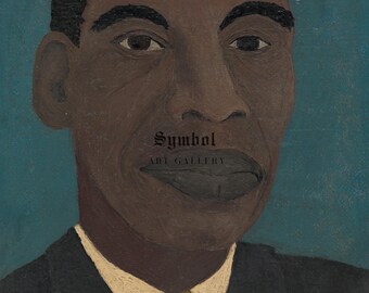 Self-portrait by Horace Pippin 1944, Museum Quality Print, Modern