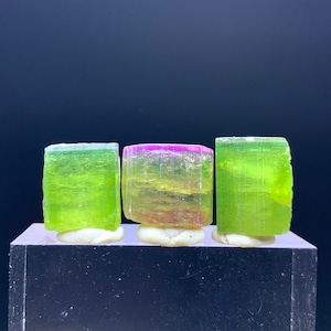 Beautiful Watermelon Tourmaline Crystal, Natural Green Tourmaline Crystal, Terminated  Green & Watermelon Crystal For pendant