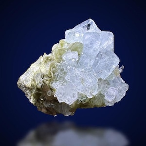 Bunch Of Aquamarine Crystals, Natural Sky Blue Aquamarine, Complete Termination, Aquamarine Specimen, Aquamarine Bunch, 57 Gram