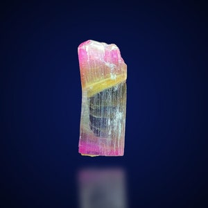 Natural Bi-Color Tourmaline Crystal, Natural Tourmaline Crystal, Pink Green Color, DT Terminated Tourmaline Crystal, Crystal Pendant, 3.11 G