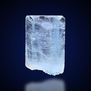 Natural Transparent Sky Blue Aquamarine Crystal from Shigar valley Skardu Pakistan , Mineral Specimen 28.32 G