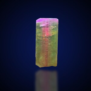 Bi-Color Tourmaline Crystal, Natural Tourmaline Crystal, Pink Green Color, Terminated Tourmaline Crystal, Crystal Pendant, 3.20 Gram