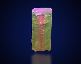 Bi-Color Tourmaline Crystal, Natural Tourmaline Crystal, Pink Green Color, Terminated Tourmaline Crystal, Crystal Pendant, 3.20 Gram