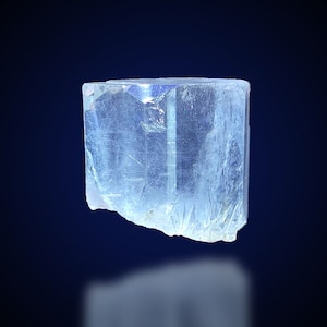 Natural Transparent Sky Blue Aquamarine Crystal from Shigar valley Skardu Pakistan , Mineral Specimen 28.50 G