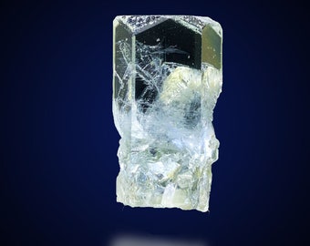 Natural Transparent Sky Blue Aquamarine Crystal from Shigar valley Skardu Pakistan , Mineral Specimen 7.40 G