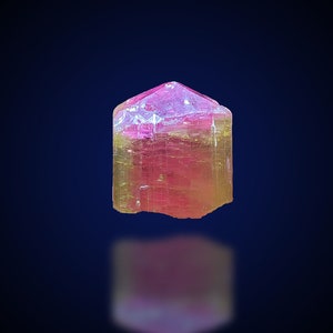 Natural Bi-Color Tourmaline Crystal, Natural Tourmaline Crystal, Pink Green Color, Terminated Tourmaline Crystal, Crystal Pendant, 4.85 Gram