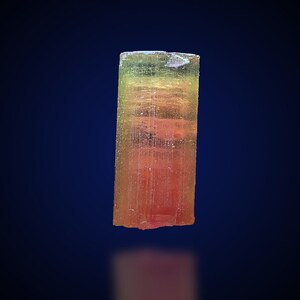 Bi-Color Tourmaline Crystal, Natural Tourmaline Crystal, Pink Green Color, Terminated Tourmaline Crystal, Crystal Pendant, 6 Gram
