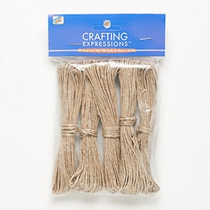 Westrim® 2 mm Hanfschnur Natur 48-pfund-test 50 Meter (1 Paket)