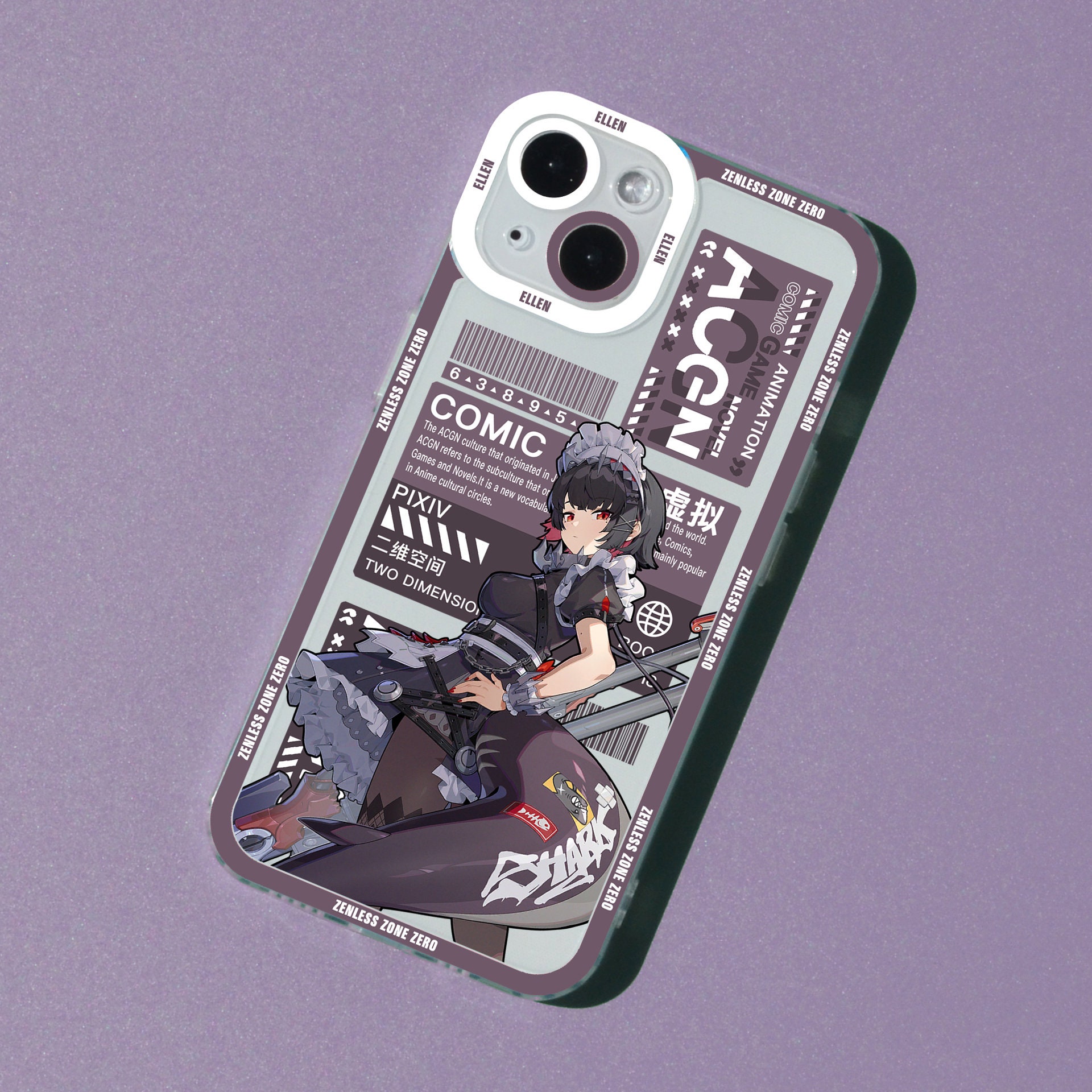 ザロウ　PHONE CASE Zenless Zone Zero Phone Case,von Lycaon-koleda Belobog-ellen