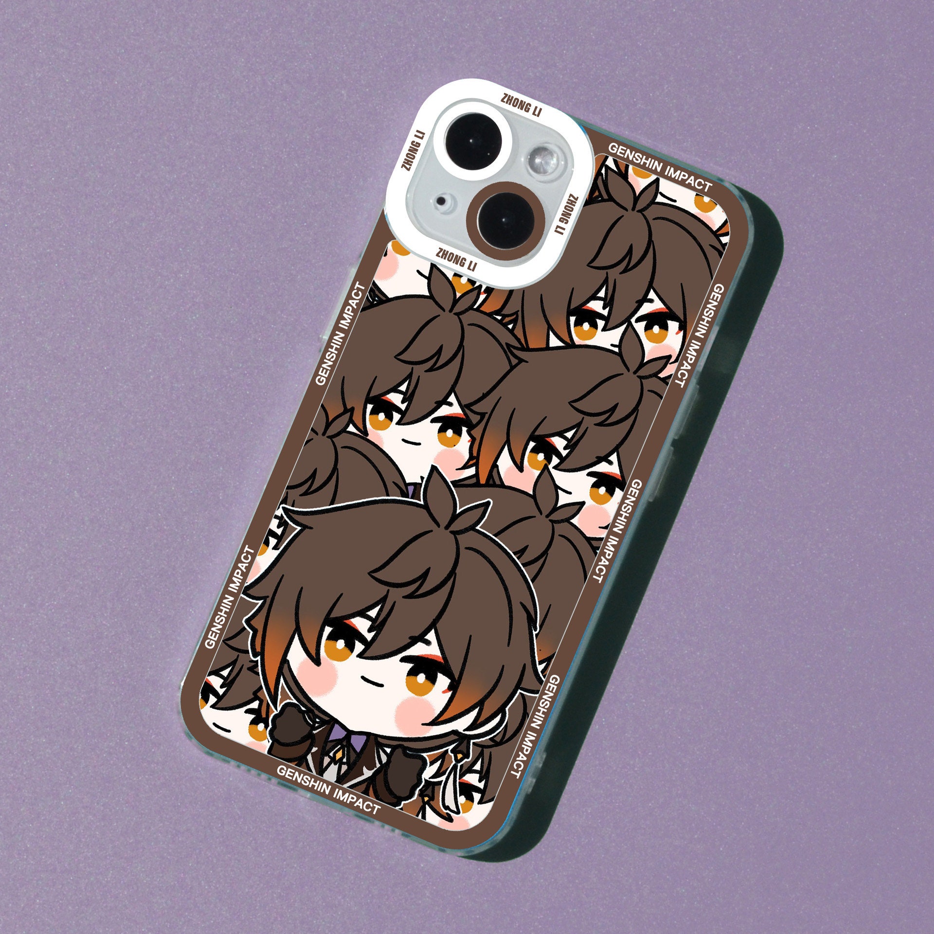 Genshin Impact Phone Case,kazuha Tartaglia Zhong Li Wanderer