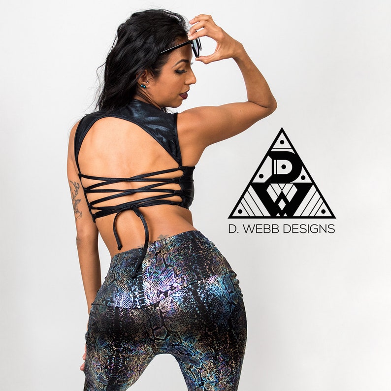 FREE SHIPPING! Rainbow Snake Bellbottom Pant