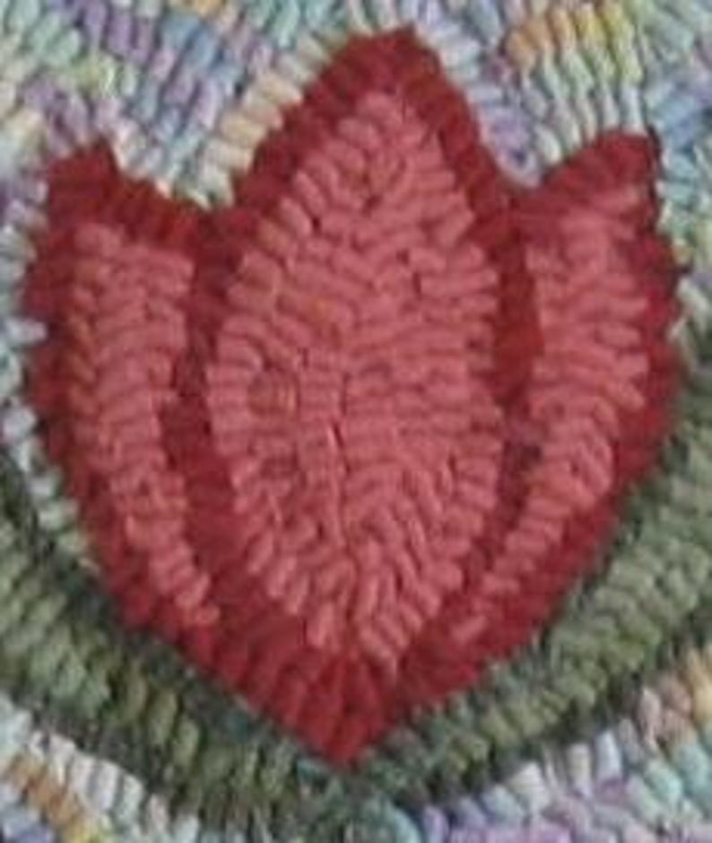 Rug Hooking PATTERN spring Has Sprung Hand-drawn on Linen - Etsy